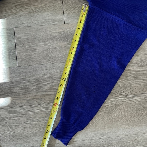 80s OBERMEYER Ski Turtleneck Sweater Raglan Sleeve Purple Aprés Ski Vintage Warm - Picture 6 of 14